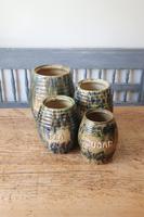 Scottish Pottery Slipware Barrel Storage Jars x4 (20 of 35) Scottish Pottery Slipware Barrel Storage Jars x4 (20 of 35)