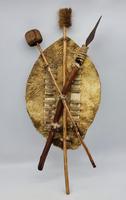 African Cow Hide Mini Zulu Shield (3 of 8) African Cow Hide Mini Zulu Shield (3 of 8)