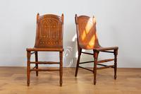 Pair Attractive Victorian Pierced Bentwood Side Chairs (4 of 14) Pair Attractive Victorian Pierced Bentwood Side Chairs (4 of 14)