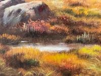 Oil Painting Scottish Stags "Denizens of the Highlands" Signed Wendy Reeves (35 of 45) Oil Painting Scottish Stags "Denizens of the Highlands" Signed Wendy Reeves (35 of 45)