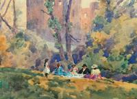Outstanding 20thc Signed Autumn Landscape Castle Ruin Watercolour Painting (7 of 11) Outstanding 20thc Signed Autumn Landscape Castle Ruin Watercolour Painting (7 of 11)