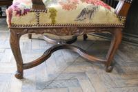 Pair of French Regence Carved Walnut Library Fauteuils (8 of 9) Pair of French Regence Carved Walnut Library Fauteuils (8 of 9)