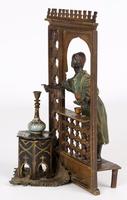 Franz Xavier Bergmann Austria Cold-painted Bronze Coffee Vendor Inkwell Figure (14 of 24) Franz Xavier Bergmann Austria Cold-painted Bronze Coffee Vendor Inkwell Figure (14 of 24)