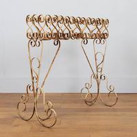 Wonderfully Aged 1950s Wrought Iron Plant Stand (12 of 12) Wonderfully Aged 1950s Wrought Iron Plant Stand (12 of 12)