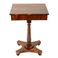 George IV Zebra Wood Lamp Table (3 of 8) George IV Zebra Wood Lamp Table (3 of 8)