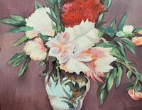 Large Original Gilt Framed 20th Century Impressionist Still Life Floral Oil Painting (7 of 12) Large Original Gilt Framed 20th Century Impressionist Still Life Floral Oil Painting (7 of 12)