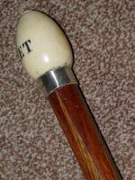 Edwardian 1904 Hallmarked Silver Oak Wood Walking Cane W/Teardrop Handle 'Valet' (10 of 14) Edwardian 1904 Hallmarked Silver Oak Wood Walking Cane W/Teardrop Handle 'Valet' (10 of 14)