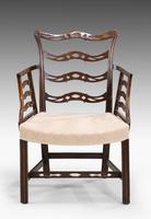 Late 19th Century Mahogany Frame Elbow Chair (3 of 5) Late 19th Century Mahogany Frame Elbow Chair (3 of 5)