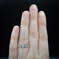 Antique Bezel Diamond Five Stone 18ct Gold & Platinum Ring (4 of 9) Antique Bezel Diamond Five Stone 18ct Gold & Platinum Ring (4 of 9)