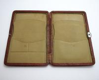 Antique Edwardian Solid Sterling Silver Mounted Crocodile Skin Leather Wallet Purse Card Stamp Case c.1910 (4 of 9) Antique Edwardian Solid Sterling Silver Mounted Crocodile Skin Leather Wallet Purse Card Stamp Case c.1910 (4 of 9)
