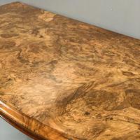 19th Century Burr Walnut Demi lune Console Table (6 of 6) 19th Century Burr Walnut Demi lune Console Table (6 of 6)