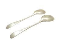 Pair of Antique Victorian Sterling Silver Serving Spoons 1900 (5 of 8) Pair of Antique Victorian Sterling Silver Serving Spoons 1900 (5 of 8)