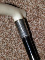 Antique J.Howell Hallmarked 1898 Repousse Silver Dress Cane W/ Vacant Cartouche (7 of 12) Antique J.Howell Hallmarked 1898 Repousse Silver Dress Cane W/ Vacant Cartouche (7 of 12)