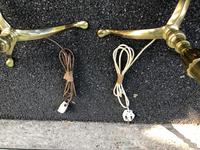 Pair of Antique Brass Floor Lamps (6 of 8) Pair of Antique Brass Floor Lamps (6 of 8)