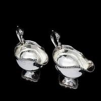 Pair of Georgian Solid Silver Pedestal Sauce Boats - William Collins 1774 (11 of 24) Pair of Georgian Solid Silver Pedestal Sauce Boats - William Collins 1774 (11 of 24)