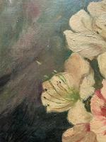 Early 20th Century Antique Still Life of Flowers in a vase Oil On Canvas Painting 1913 (8 of 13) Early 20th Century Antique Still Life of Flowers in a vase Oil On Canvas Painting 1913 (8 of 13)