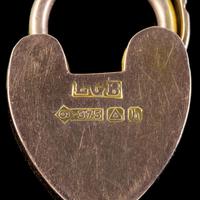 Antique Edwardian Padlock Bracelet 9ct Gold Garnet Peridot c.1902 Ernst Gideon Bek Boxed (6 of 8) Antique Edwardian Padlock Bracelet 9ct Gold Garnet Peridot c.1902 Ernst Gideon Bek Boxed (6 of 8)