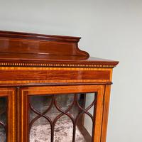 Superb Quality Victorian Inlaid Mahogany Antique Display Cabinet (3 of 7) Superb Quality Victorian Inlaid Mahogany Antique Display Cabinet (3 of 7)