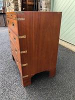 Brass Bound Mahogany Military Campaign Chest (3 of 8) Brass Bound Mahogany Military Campaign Chest (3 of 8)