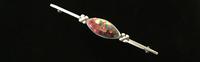 Silver and Enamelled Arts and Crafts Bar Brooch (4 of 4) Silver and Enamelled Arts and Crafts Bar Brooch (4 of 4)