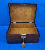 William IV Rosewood Jewellery Box With A Side Drawer (7 of 8) William IV Rosewood Jewellery Box With A Side Drawer (7 of 8)