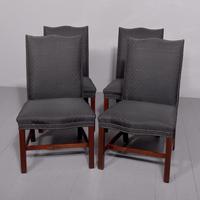 Pair of Mahogany Chairs by Repute Made by Alexander Peters