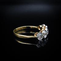 Antique Bezel Diamond Five Stone 18ct Gold & Platinum Ring (9 of 9) Antique Bezel Diamond Five Stone 18ct Gold & Platinum Ring (9 of 9)