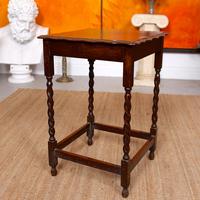 Oak Writing Table Arts & Crafts Side Table Edwardian Slim Petite (2 of 6) Oak Writing Table Arts & Crafts Side Table Edwardian Slim Petite (2 of 6)