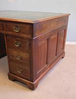 Antique Oak Partners Writing Desk (9 of 10) Antique Oak Partners Writing Desk (9 of 10)