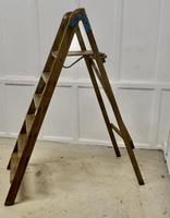 Tall 19th Century Wooden Step Ladder (2 of 7) Tall 19th Century Wooden Step Ladder (2 of 7)