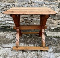 Antique Swedish Pine X-frame Trestle Table (3 of 21) Antique Swedish Pine X-frame Trestle Table (3 of 21)