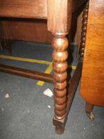 Solid Oak Bobbin Leg Table with Drawer (4 of 4) Solid Oak Bobbin Leg Table with Drawer (4 of 4)