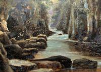 Small Original 19th Century Victorian Woodland River Landscape Oil Painting (7 of 12) Small Original 19th Century Victorian Woodland River Landscape Oil Painting (7 of 12)