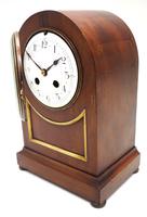 Fine Edwardian Mahogany Balloon Clock Brass Inlay Striking Mantel Clock (5 of 9) Fine Edwardian Mahogany Balloon Clock Brass Inlay Striking Mantel Clock (5 of 9)