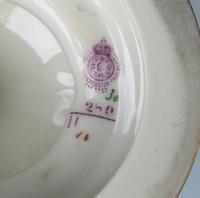 Large & Fine Royal Worcester Blush Ivory Style & Floral Navette Pedestal Bowl c.1912 (7 of 8) Large & Fine Royal Worcester Blush Ivory Style & Floral Navette Pedestal Bowl c.1912 (7 of 8)