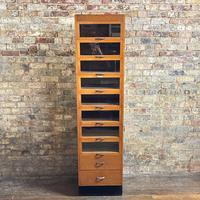 1930s Dudley & Co. Oak Haberdashery Display Cabinet (1 of 5)