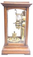 Rare Gustav Becker 400-day Torsion Clock German Mantel Clock Mahogany & Bevelled Glass Case (8 of 13) Rare Gustav Becker 400-day Torsion Clock German Mantel Clock Mahogany & Bevelled Glass Case (8 of 13)