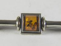 Victorian 925 Silver & Amber Bar Brooch (5 of 6) Victorian 925 Silver & Amber Bar Brooch (5 of 6)