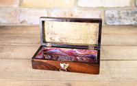 Rosewood & Mother of Pearl Desk Box 1830 (7 of 7) Rosewood & Mother of Pearl Desk Box 1830 (7 of 7)
