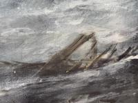 Huge 19th Century Seascape Oil Painting Sinking Ship Signalling Rescuers by Henry E Tozer (58 of 58) Huge 19th Century Seascape Oil Painting Sinking Ship Signalling Rescuers by Henry E Tozer (58 of 58)