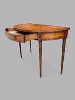 Lovely Attractive Demi Lune Console Table with Drawer (5 of 6) Lovely Attractive Demi Lune Console Table with Drawer (5 of 6)