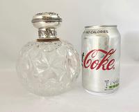 Large Silver Mounted Perfume Scent Bottle - London 1900 (8 of 9) Large Silver Mounted Perfume Scent Bottle - London 1900 (8 of 9)