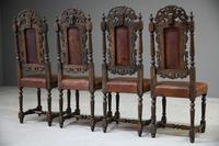4 Carved Oak Dining Chairs (5 of 13) 4 Carved Oak Dining Chairs (5 of 13)