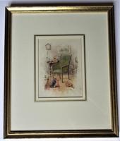 Fine antique watercolour, manner of George Goodwin Kilburne, c1900, framed (3 of 7) Fine antique watercolour, manner of George Goodwin Kilburne, c1900, framed (3 of 7)