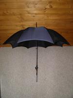 Victorian Hallmarked 1898 Silver Navy Silk Canopy Umbrella by Holyland (4 of 14) Victorian Hallmarked 1898 Silver Navy Silk Canopy Umbrella by Holyland (4 of 14)