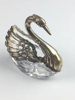 Solid Silver and Glass Open Winged Swan Salt (6 of 13) Solid Silver and Glass Open Winged Swan Salt (6 of 13)