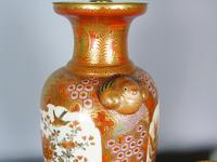 Antique Japanese Kutani Vase Meiji Lamp (4 of 10) Antique Japanese Kutani Vase Meiji Lamp (4 of 10)