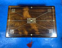 Rosewood William IV Writing Slope with Mother of Pearl Inlay (24 of 24) Rosewood William IV Writing Slope with Mother of Pearl Inlay (24 of 24)
