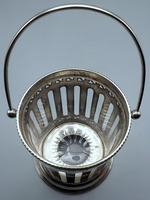 Antique English Silver Plate & Cut Glass Biscuit Barrel / Ice Bucket (5 of 6) Antique English Silver Plate & Cut Glass Biscuit Barrel / Ice Bucket (5 of 6)