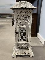 Large Outdoor Rustic Cast Iron Candle Lantern (1 of 2)